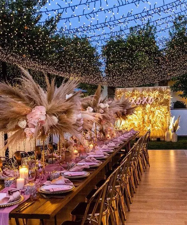D&eacute;tail v&eacute;g&eacute;tal et exotique du d&eacute;cor