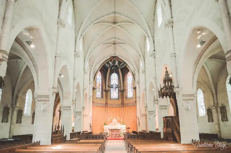 décoration d'église mariage