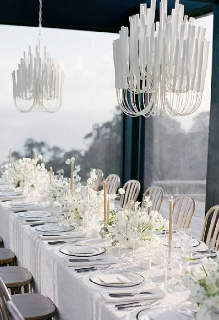 décoration de table mariage élégante et raffinée